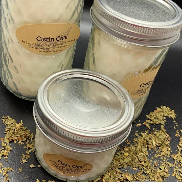 Cistin Chai Coconut Soy Candle for wholesale by The Whiffletree Co