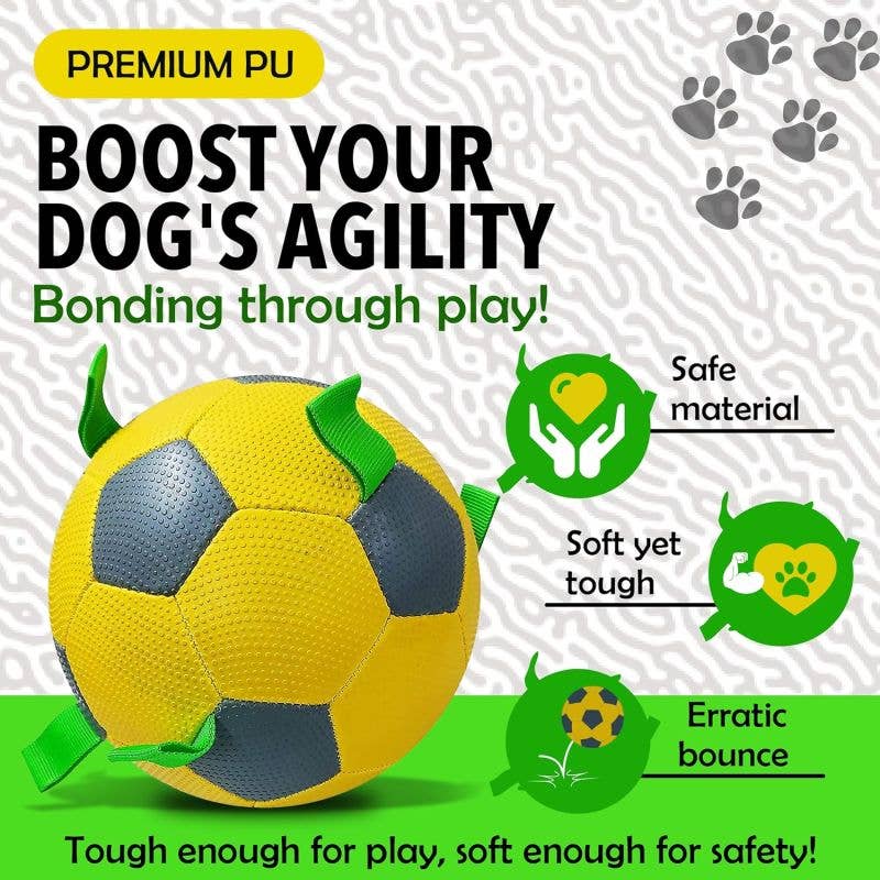 GICO Spielwaren - Wholesale Pet Fetch Ball - Dog - Dog Ball with Loops for Medium and Large Dogs #51