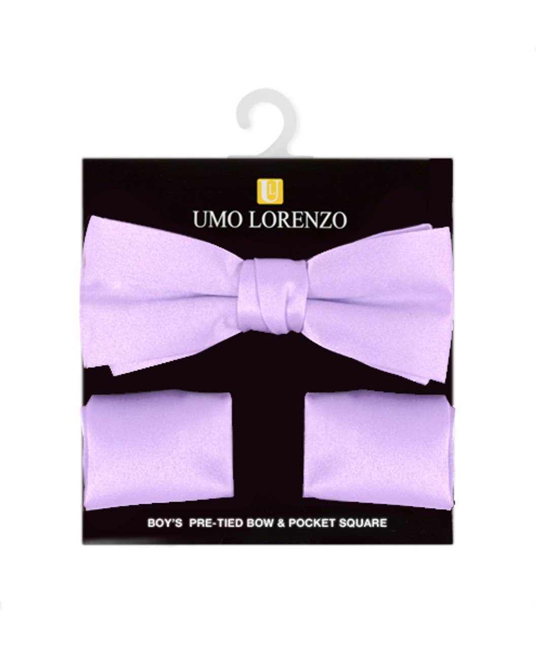 Selini New York - Wholesale Bow Tie - Kids - 100% Poly Satin Boy's Banded Bow Tie and Hanky BBTH13014