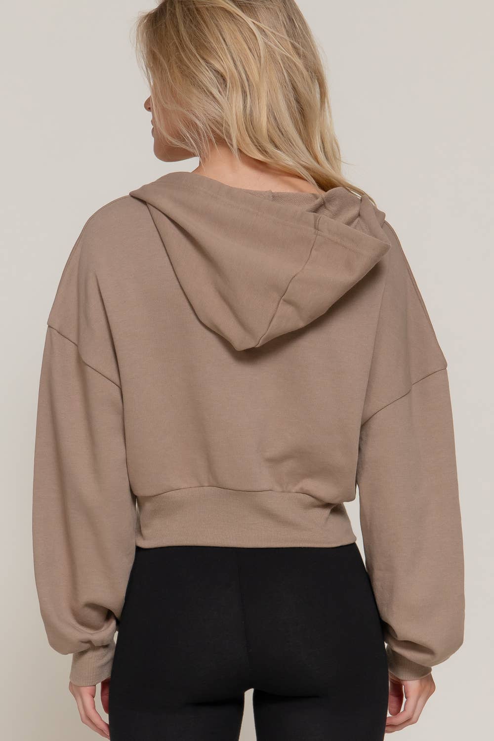 Active Basic | Active USA - Vente Sweat à capuche – femme - Veste à capuche zippée manches longues en French Terry17