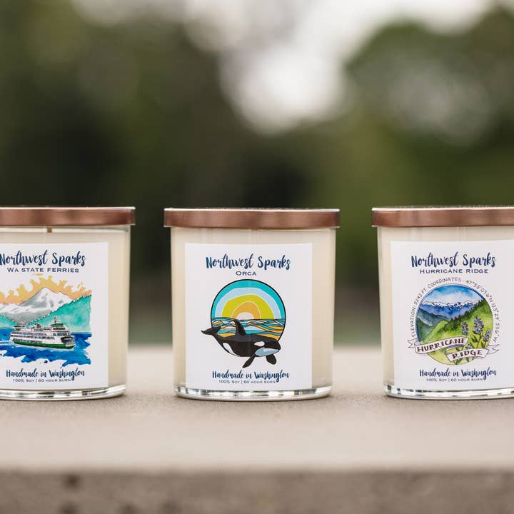 Northwest Sparks - Venta al por mayor Velas en tarros - Hurricane Ridge1