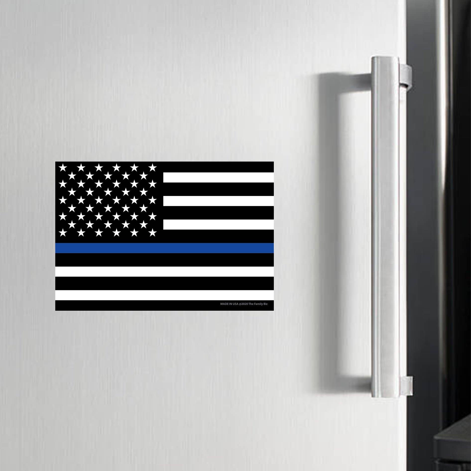 Lucky Shot - Wholesale Magnet - Thin Blue Line Flag - 4 x 6 in. Magnet1