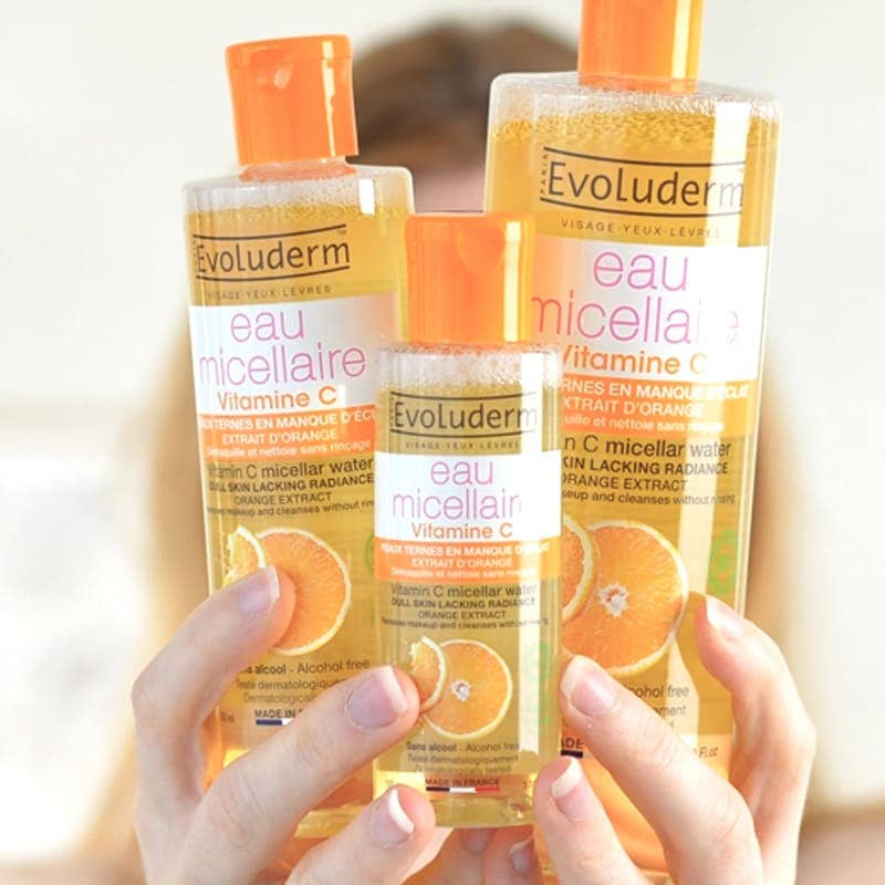 Evoluderm - Wholesale Makeup Remover - Micellar Cleansing Water Vitamin C2