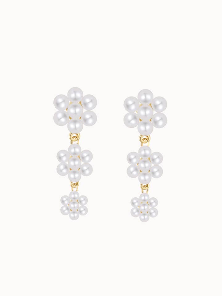 Dalia Earrings - Gold Plated for wholesale by Nava Copenhagen