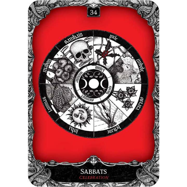 Simon & Schuster - Wholesale Tarot Cards - Oracle of the Witch by Flavia Kate Peters6