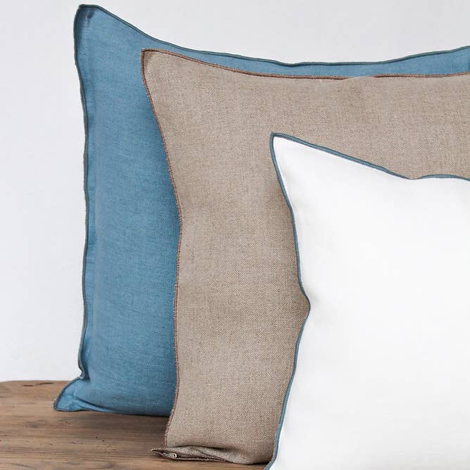 Giardino Segreto - Wholesale Throw/Decorative Pillow - Pure linen cushion CORDONCINO14