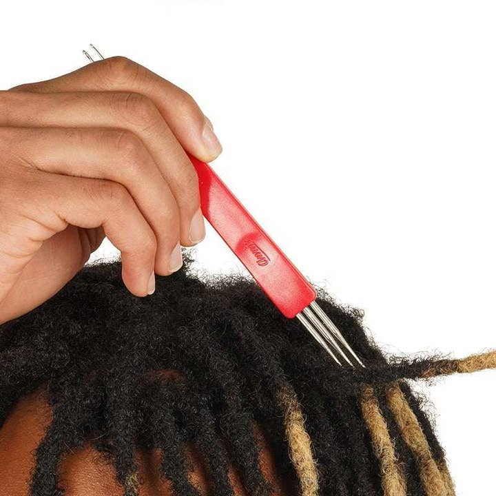 Annie International, Inc. - Vente Pince à cheveux – femme - Aiguille à crocheter Annie Dreadlocks, crochet à double style (0,5 mm)1