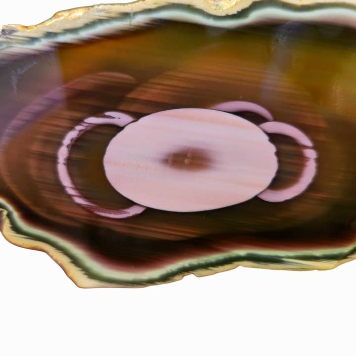 Lapidary Central - Wholesale Spiritual Stone/Crystal - Royal Imperial Jasper Slab - Moonlit Orbs Translucent - San Cristobal Premium2