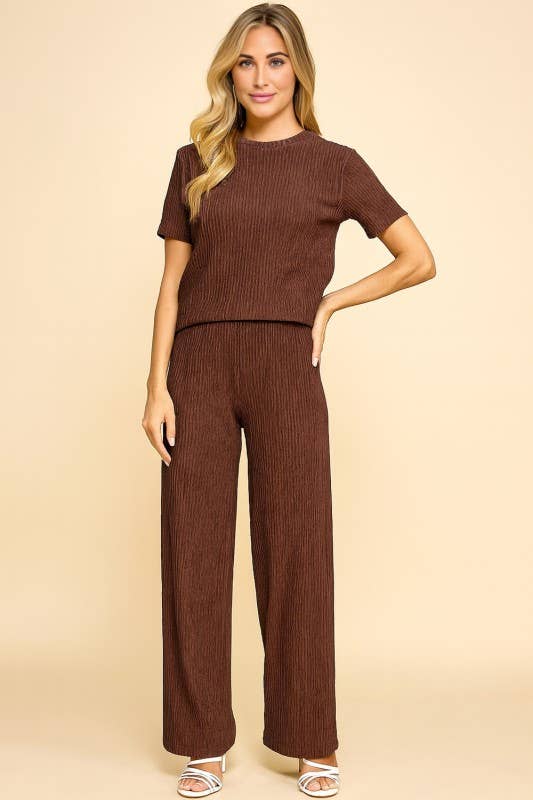 MIO WHOLESALE - Wholesale Lounge Set - Women's - HK705 CRINKLE 2-PIECE SET10