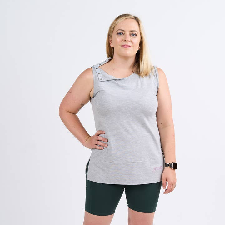 Portt - Wholesale Tank Top - Women's - Gray Port Access Tank Top