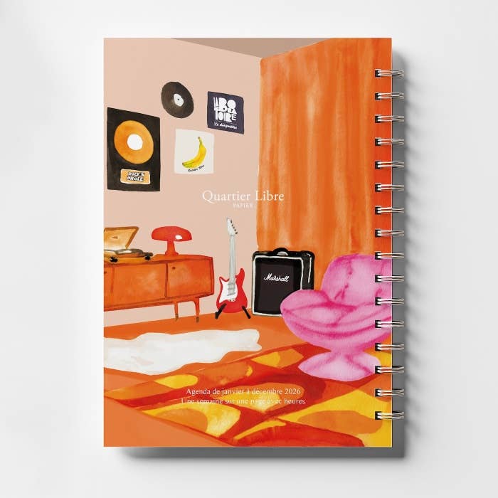 Quartier Libre Papier - Wholesale Planner - Agenda 2026 1967 Free Quarter2