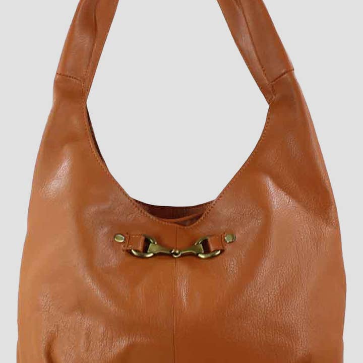 Bolso Grace Slouchy Snaffle en cuero color tostado para venta al por mayor de Grays 1922