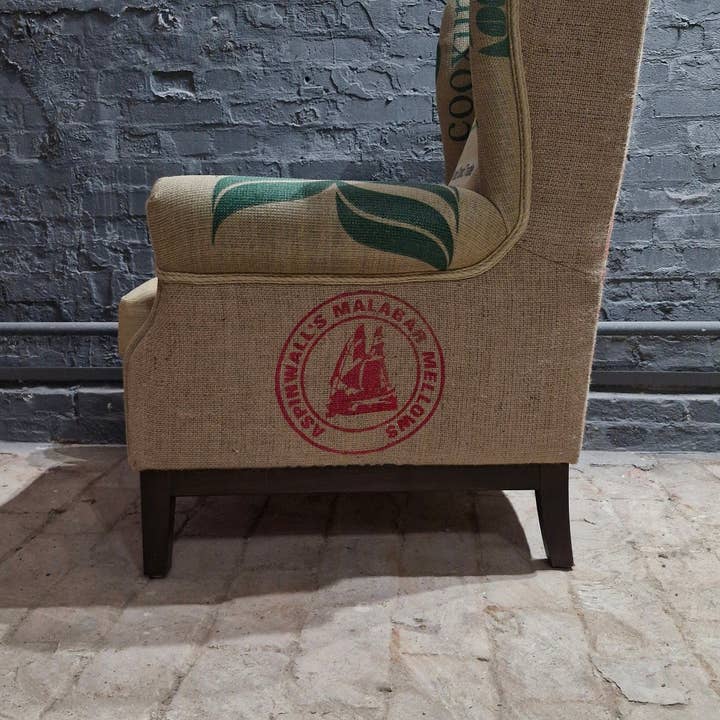 CAFFAHHAUS - Vente Chaises - Fauteuil vintage durable en sacs de café recyclés - collection « Sostinible Lampocoy » par CAFFAHHAUS3