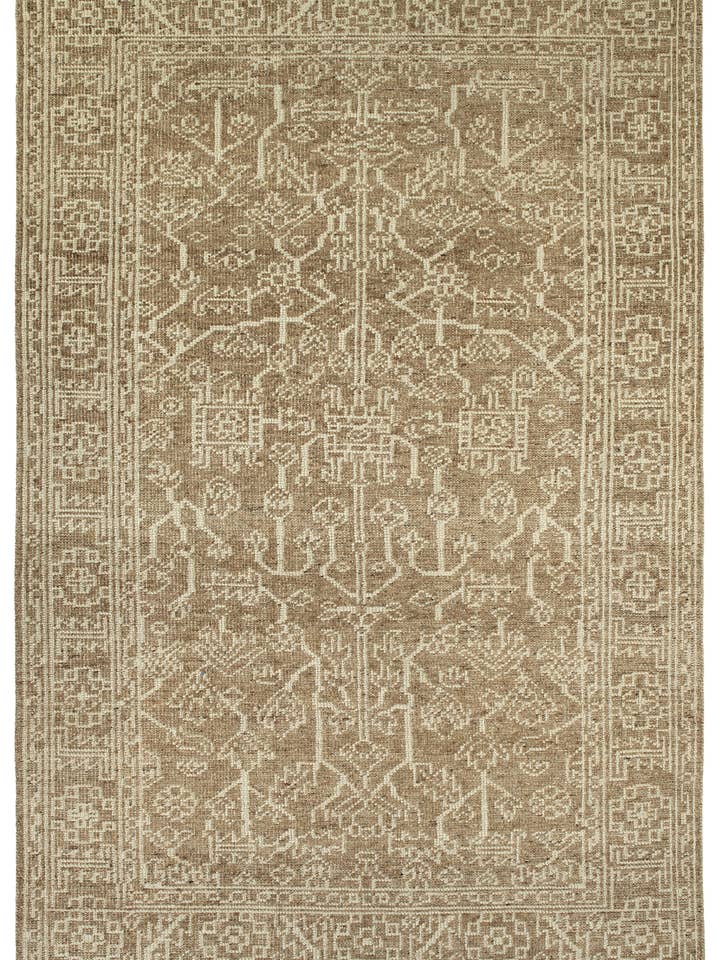 Herrera Collection Khaki 3' x 5' Rectangle Throw Rug for wholesale by contempo fashion