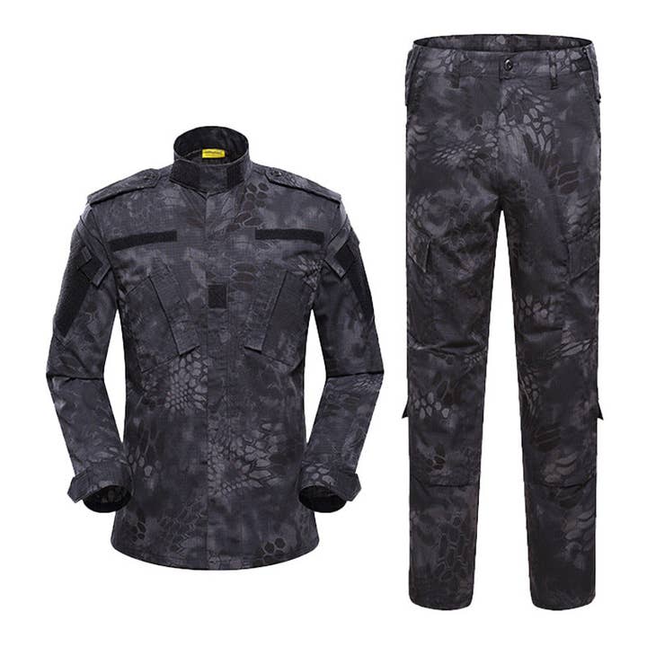 Ecovear - Wholesale Top & Pant Set (NOT Loungewear) - Men's - ACU Tactical Outdoor Camouflage Training Set3