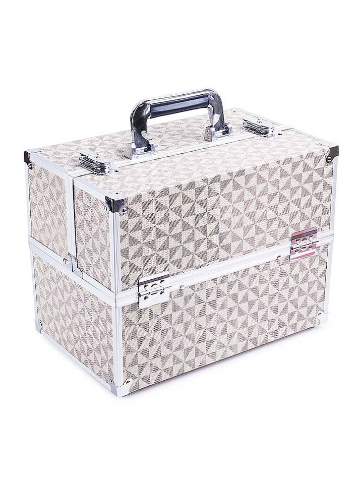 Romantic Beauty CCB-207 Monogram Makeup Box - 1pc for wholesale by PINEAPPLE Beauty