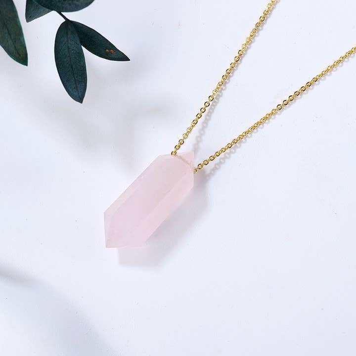 Moon Rituals - Wholesale Pendant/charm necklace - Elegant Crystal Necklace with Gold Chain, Christmas Crystal Gift2