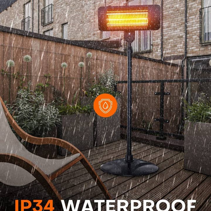 Above Edge - Vendita all'ingrosso Ornamenti/decorazioni per esterni - Riscaldatore per garage, riscaldatori da esterno da 1500 W per patio6
