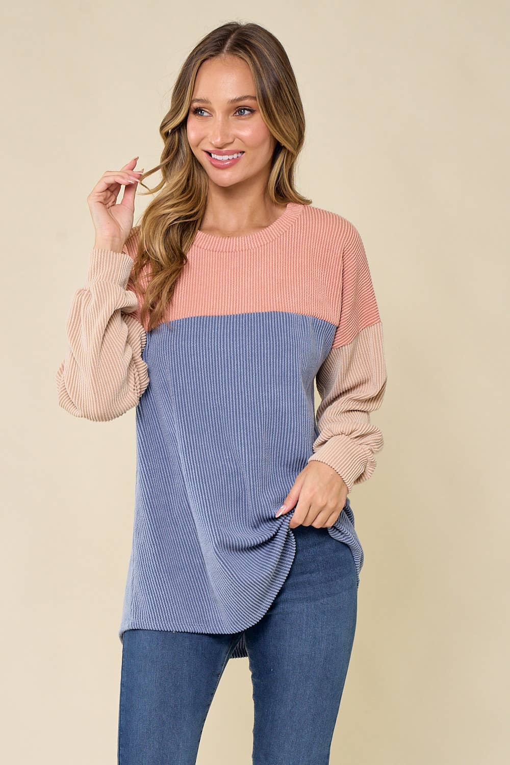 lovely melody – wholesale Sweatshirt - Dam – LMT3379-S-Time to Love Sweatshirt55