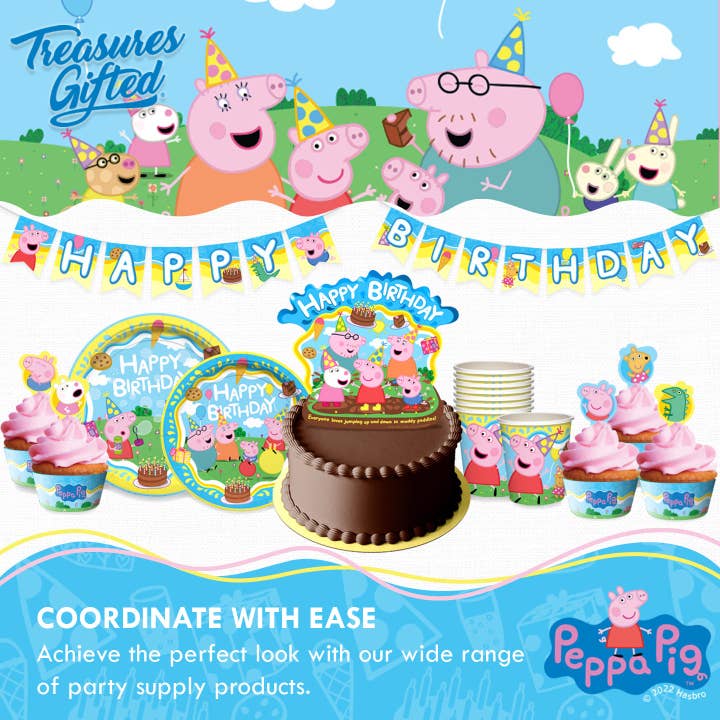 Treasures Gifted - Wholesale Disposable Cup - Peppa Pig Cups - 8pk - Peppa Pig Party Supplies