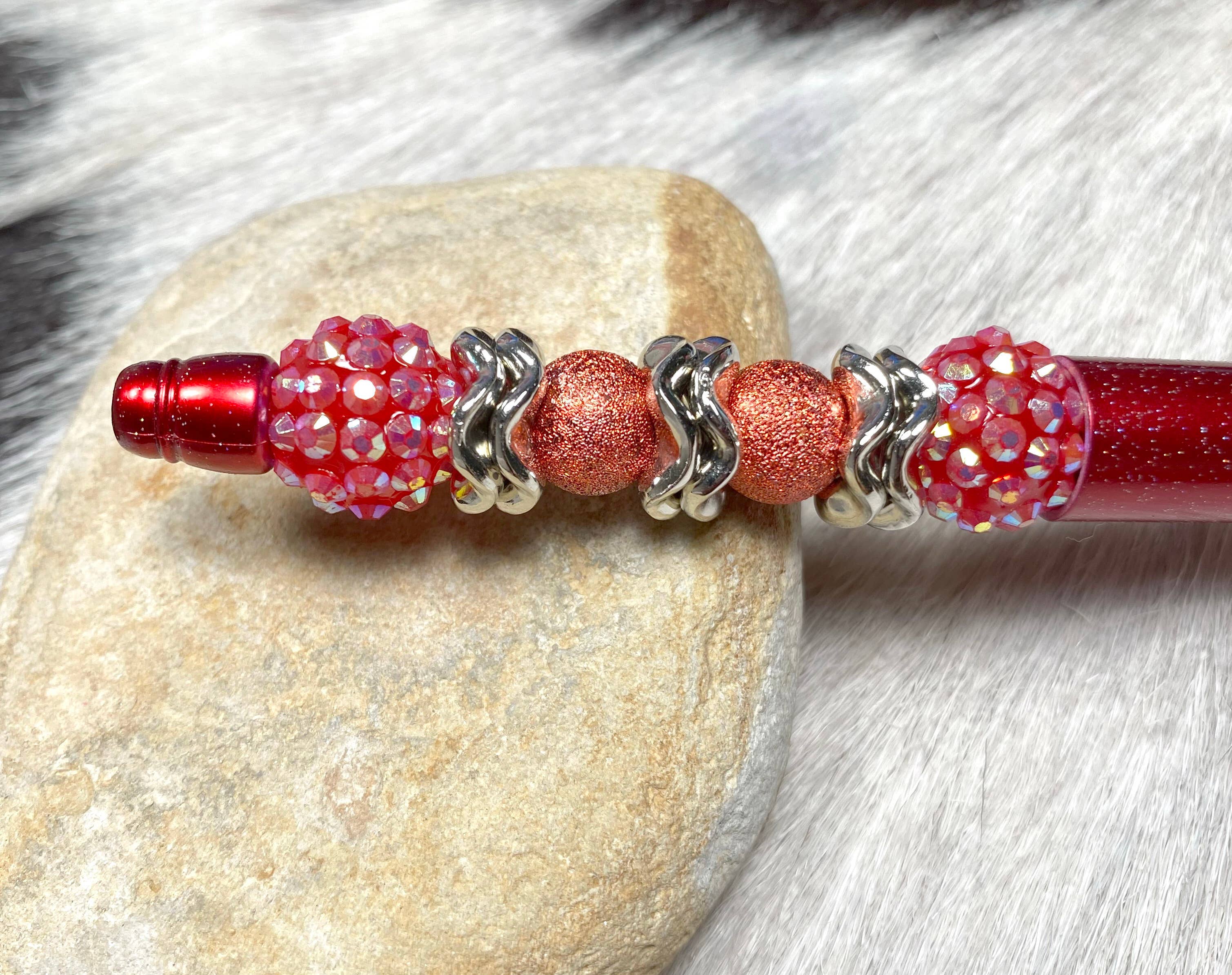 Fiona Accessories - Wholesale Pen - Beaded Pen Writing Instrument Stationery Colorful Gift3