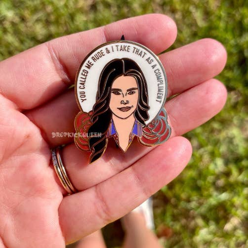 Dropkick Queen - Vendita all'ingrosso Spilla da bavero - Spille smaltate Schitts Creek2