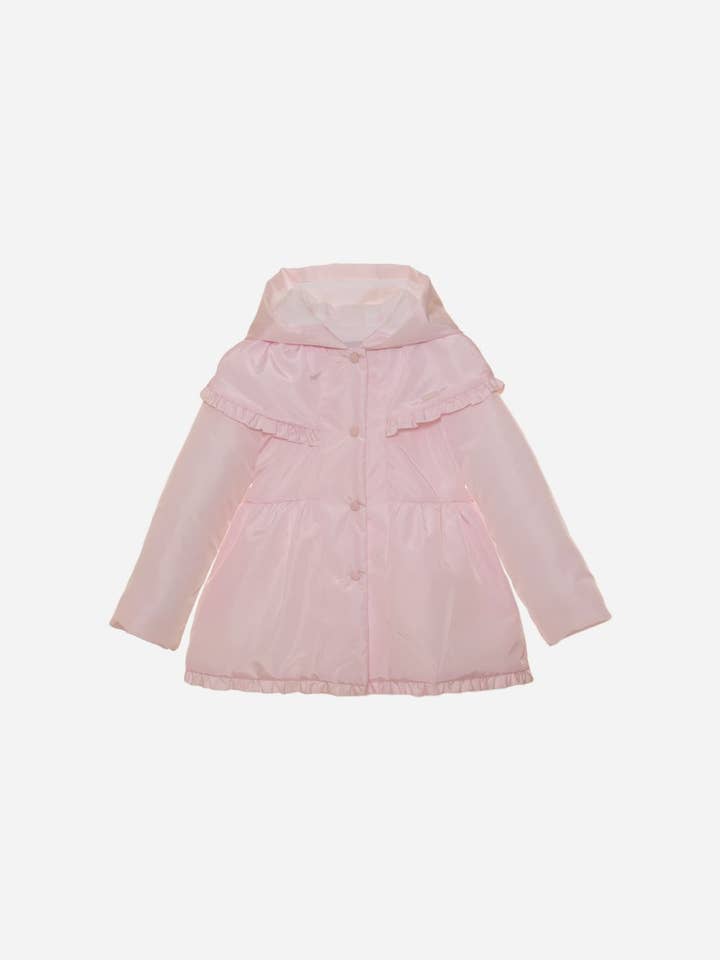 Microfibre pink waterproof jacket for wholesale by Patachou