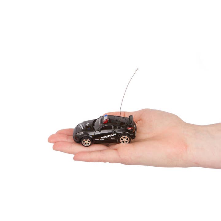 HQ Kites & Designs - Wholesale Toy Car/Truck - Kids - RC Police Mini Racer - Black & White
