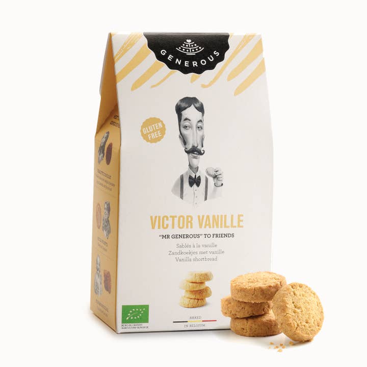Generous - Wholesale Cookie - Victor Vanille 100g - Vanilla butter shortbread