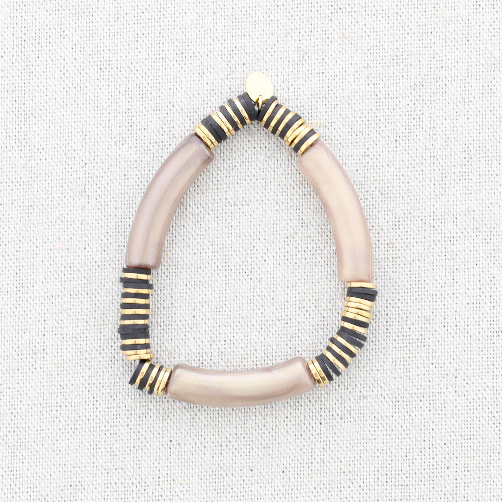 Sonata - Vendita all'ingrosso Gioielli a scatto - Bracciale elastico, acciaio, perline, resina7