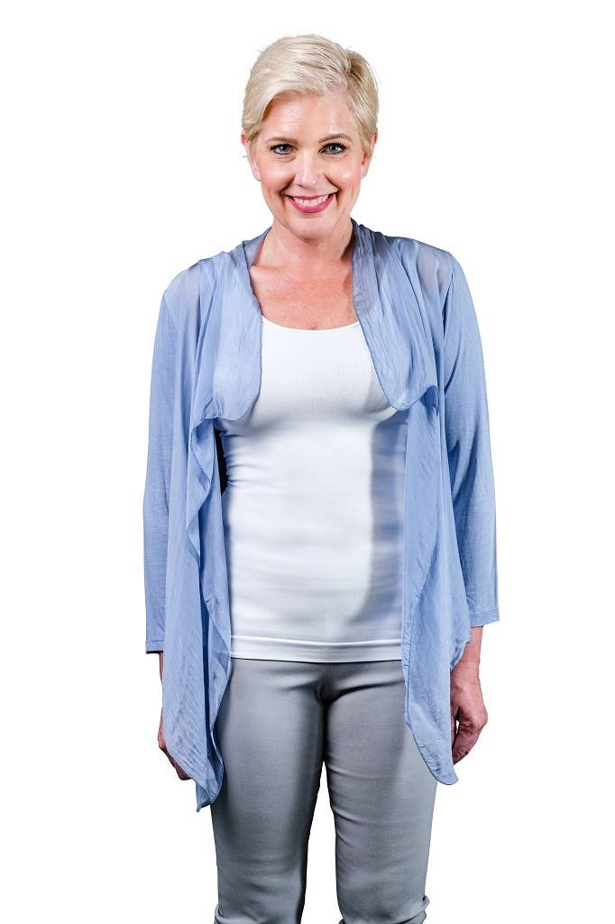 TINA Stephens Italy/Tees By Tina – wholesale Wrap – Women's – Ansley Silk Front Tie Wrap (BQ233)35