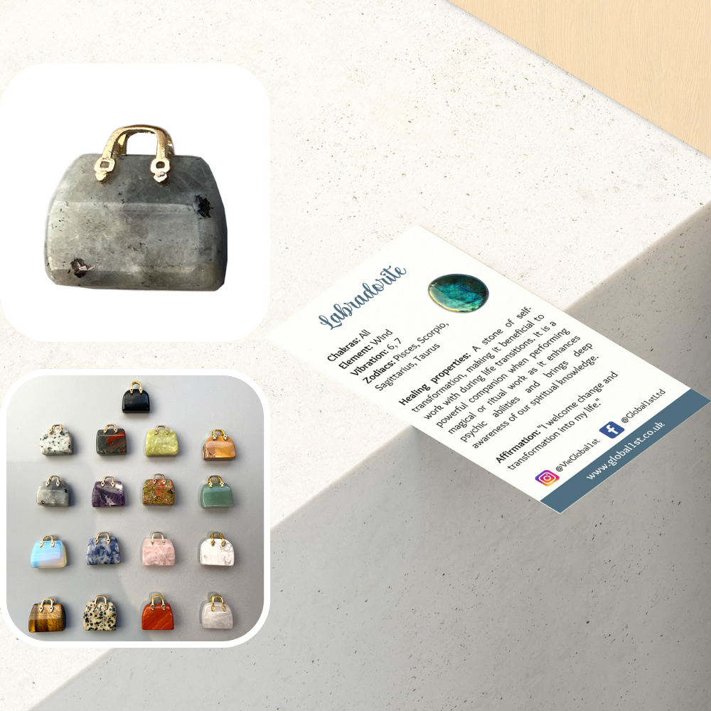 VIE - Wholesale Decorative Figurine - Mini Crystal Handbags, 2-2.5cm15