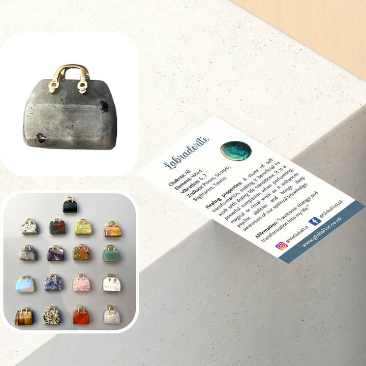 VIE - Wholesale Decorative Figurine - Mini Crystal Handbags, 2-2.5cm15