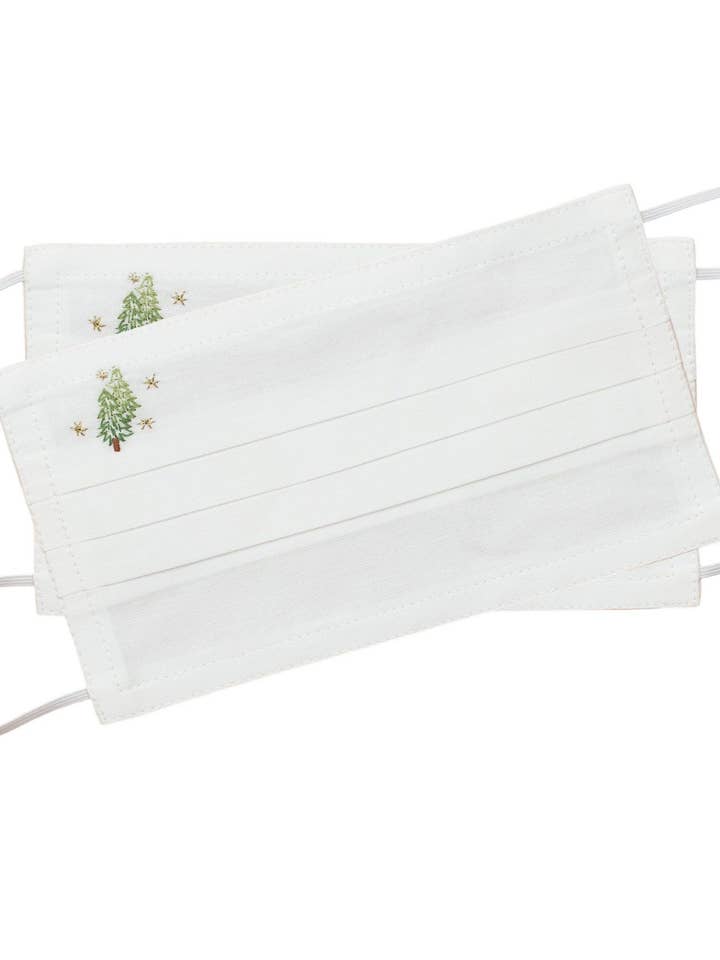 Máscara Pinheiros | Algodão Branco - *VENDER* por atacado de Henry Handwork