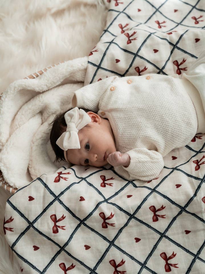 Pop Ya Tot - Wholesale Inbakerdoek - Baby - Bow Peep Swaddle3