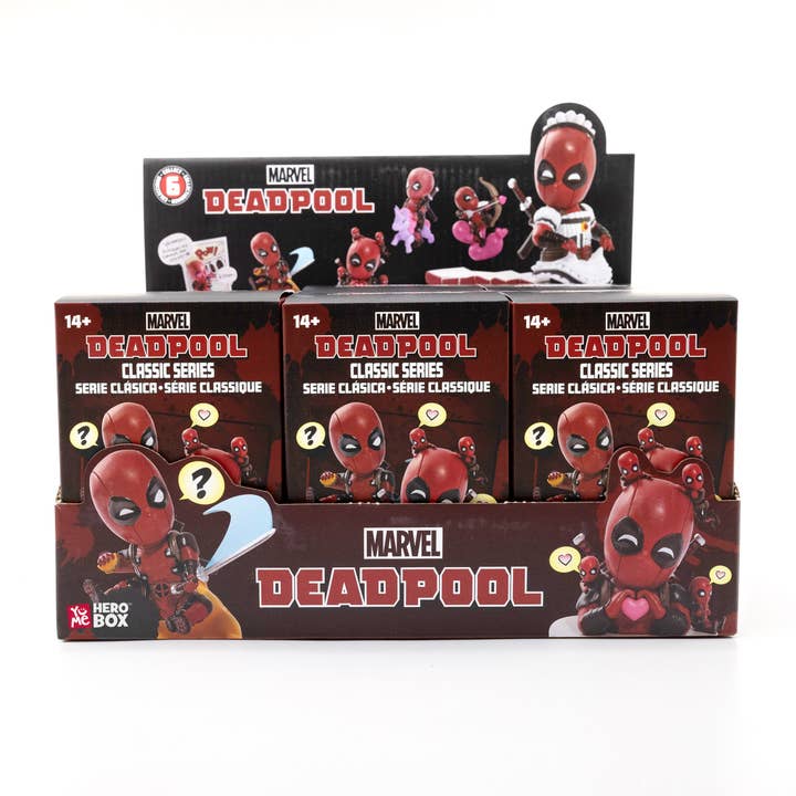 Toys Matter Inc. - Wholesale Figurine Toy - Kids - Marvel Deadpool Classic Series Hero Box - Blind Box CDU