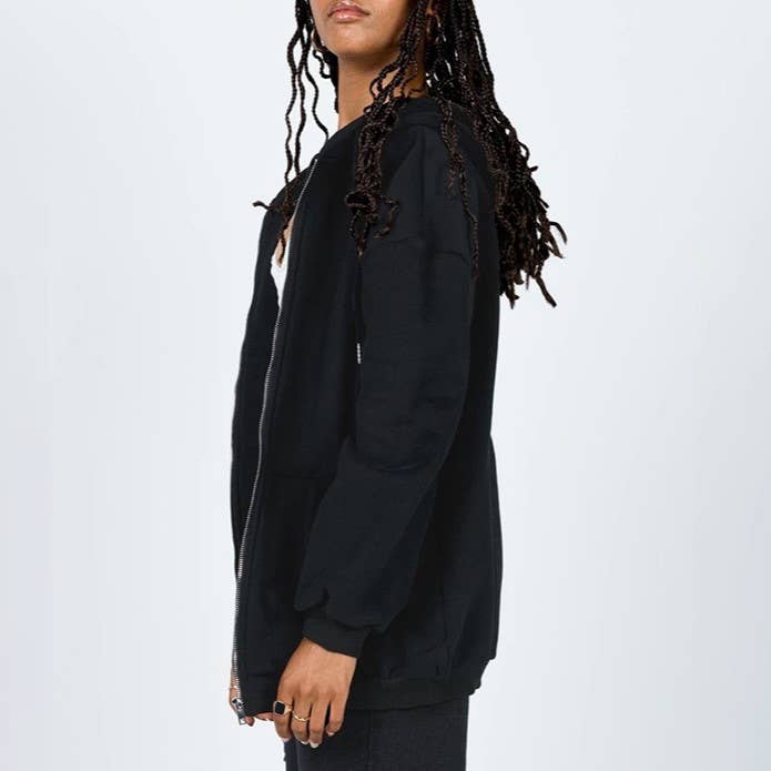 HIDDENBRAND - Wholesale Hoodie - Women's - Zip up oversized hoodie29