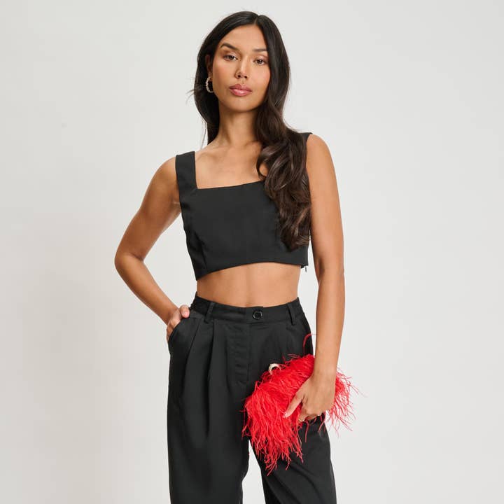 Moda Luxe – Bolsa - Mulher por atacado – Bolsa de Noite Harlow Feather35