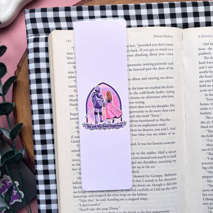 Me & My Book Boyfriend Bookmark for wholesale by Cozy Reads Shop