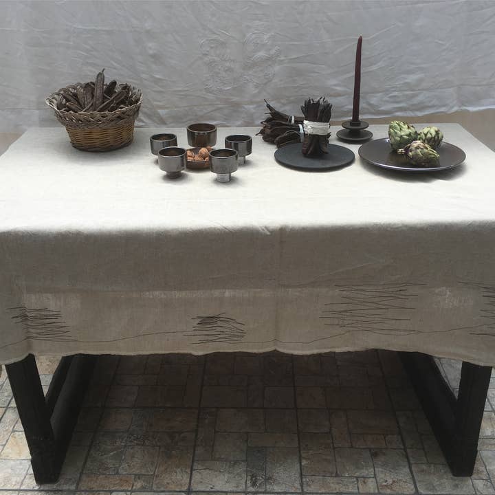 Hennep tafelkleed voor wholesale door Eugenio Vazzano - Fatto in Sicilia