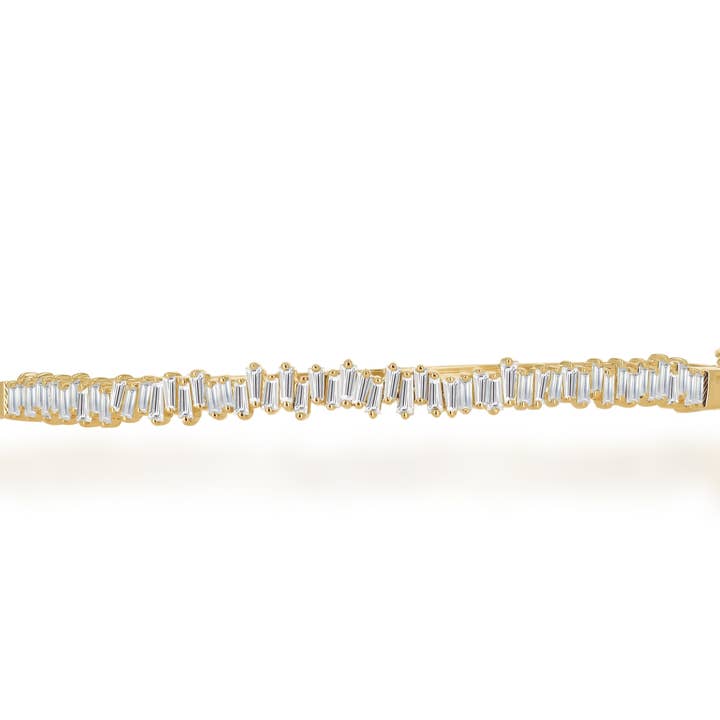 Diamantbaguettearmband för wholesale av Rachel Reid Jewelry