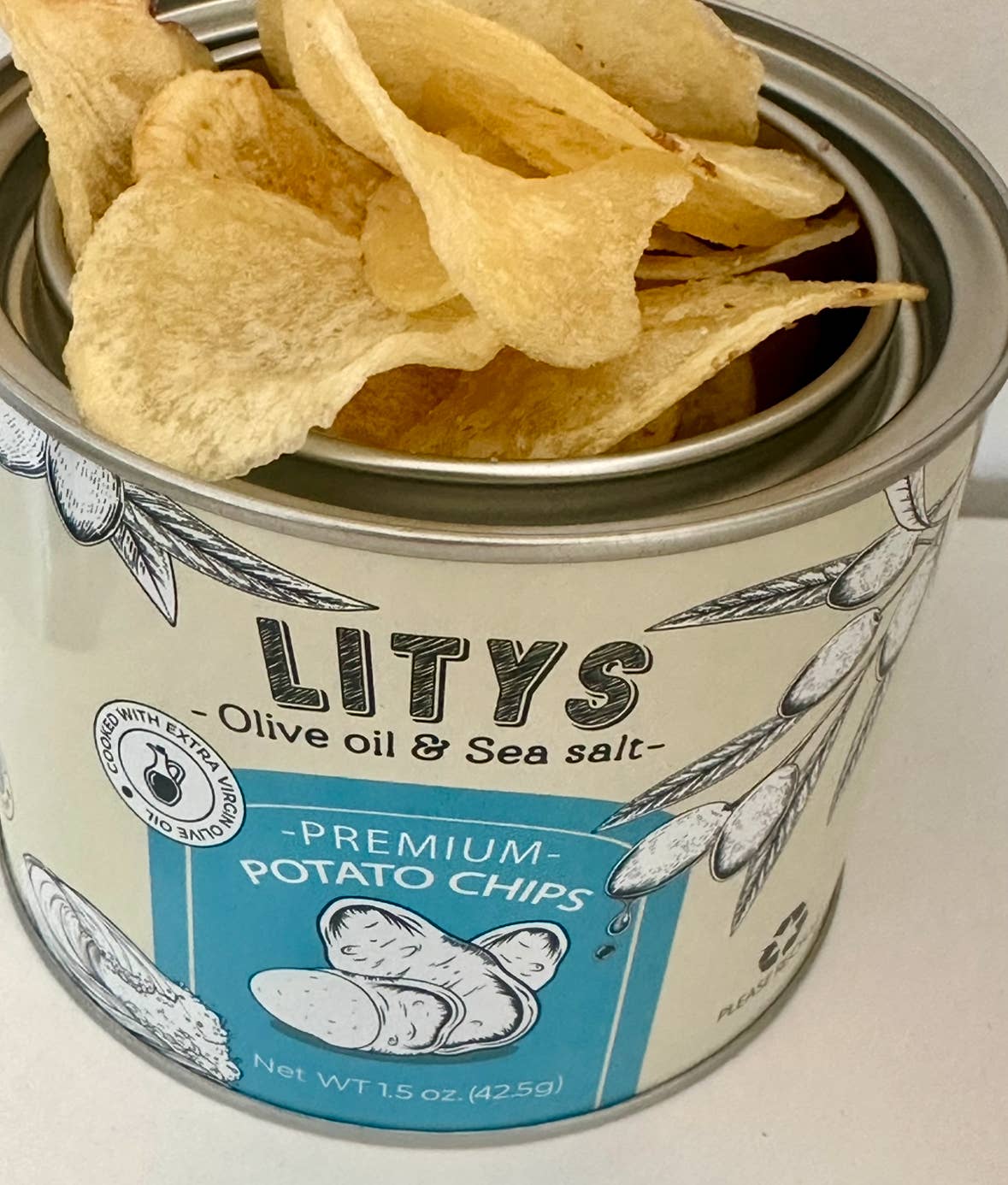 Litys Chips - Wholesale Chips - 1,5OZ Olive oil and Sea salt 1