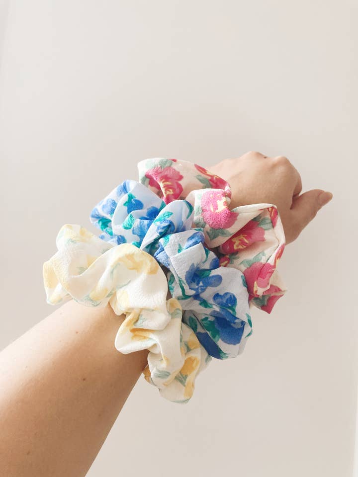 Spring Scrunchie Set #2 for wholesale by Kitten Claws Clips