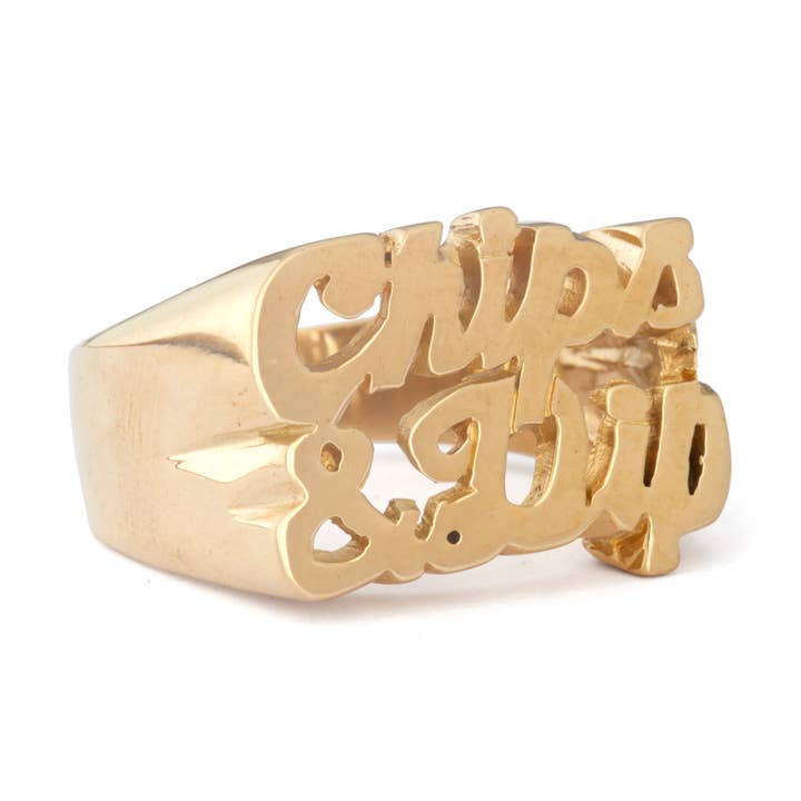 Chips & Dip Ring for wholesale by SNASH JEWELRY