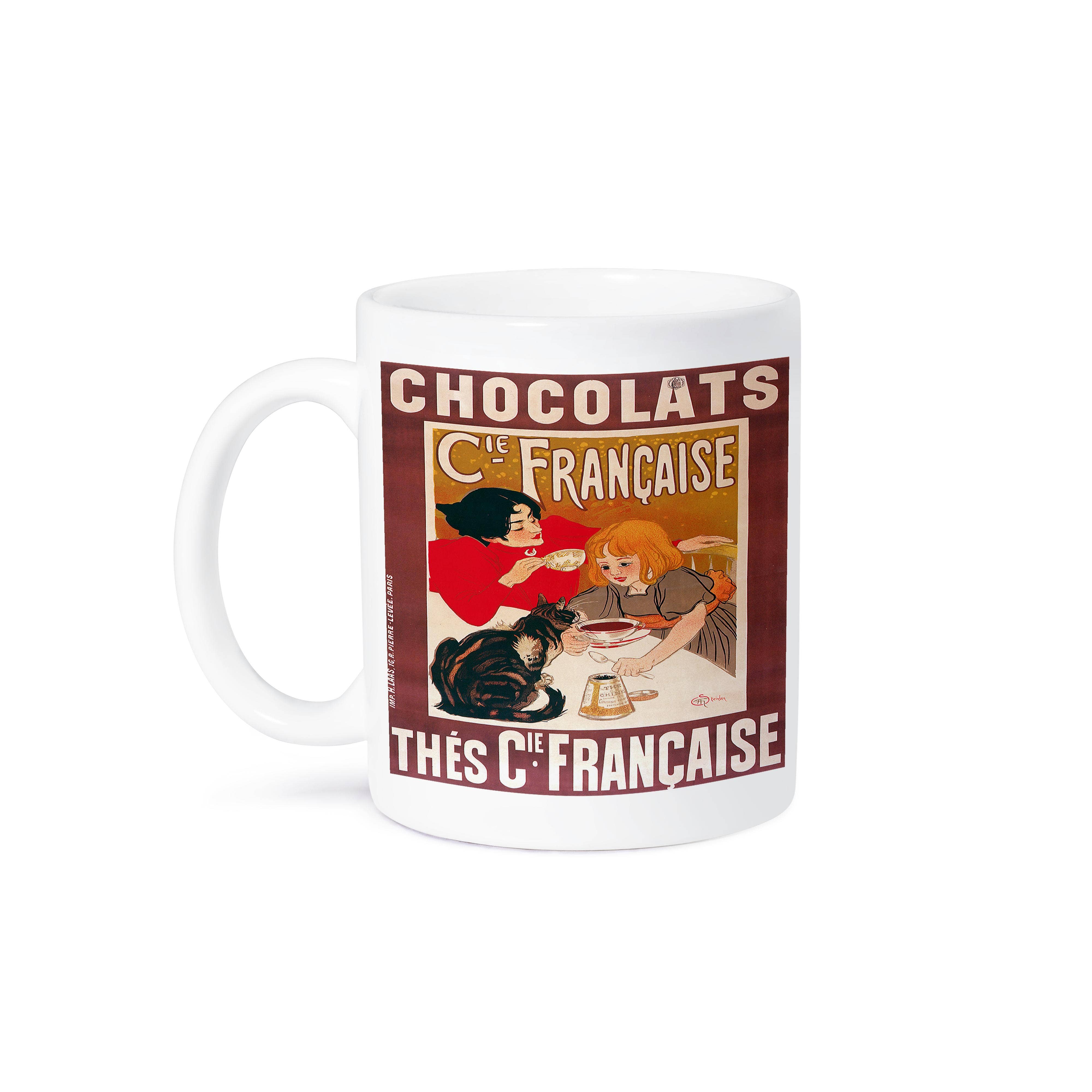 3dRose - Wholesale Coffee Mug - 3dRose, Vintage Cie Francaise chocolats Chocolate Advertising Poster, Mug8