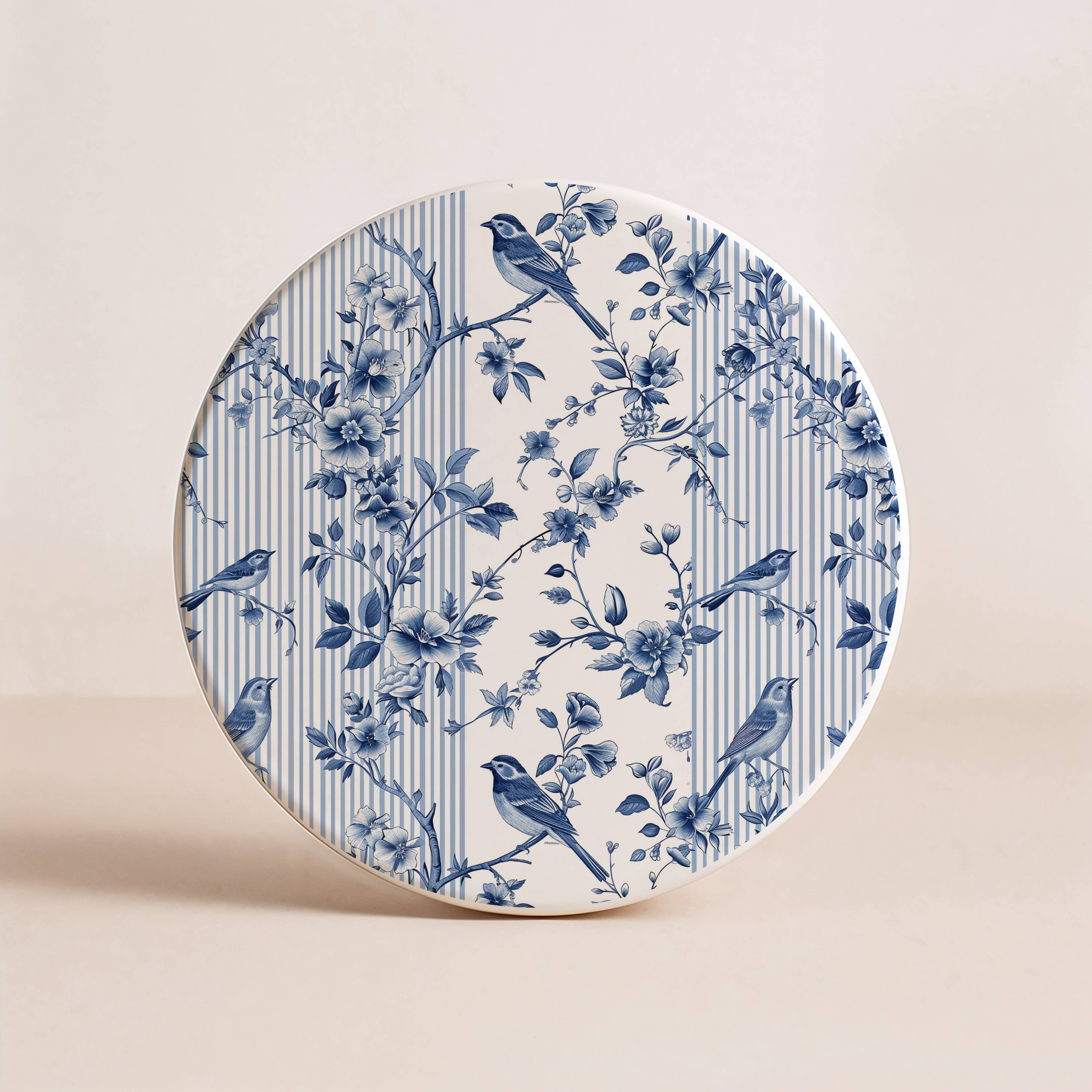 Gia Roma - Wholesale Decorative Tabletop Object - Blue Country Coaster Elegant Grandmillennial Blue Home Decor72