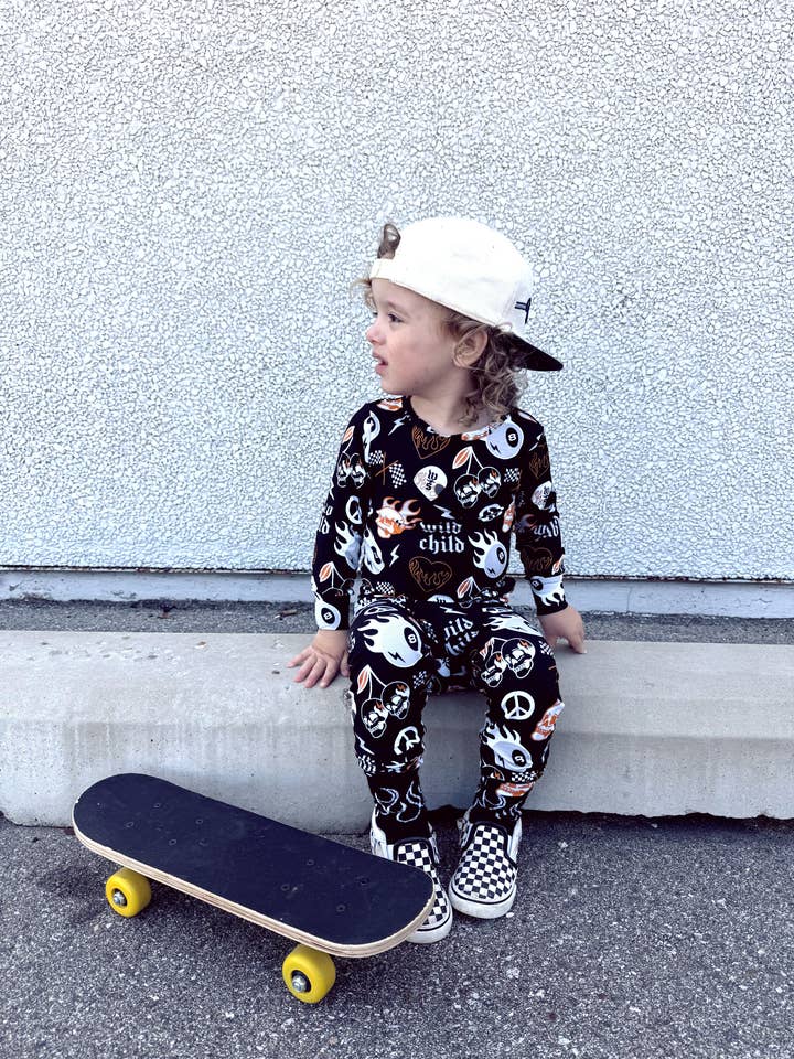 GREEDY BABY - Wholesale Top & Pant Set - Kids - Mini Mayhem Bamboo 2 Piece Set0