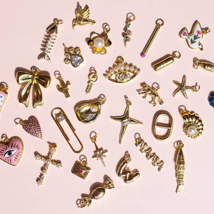 NOLIA Jewelry - Wholesale Individual Charm/Pendant - Bubble Initial Charm27