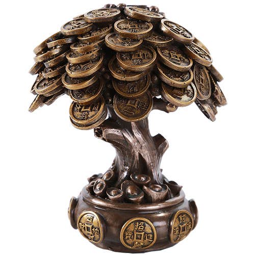 Pacific Trading - Venta al por mayor Artículo decorativo de mesa - Árbol del dinero Feng Shui0