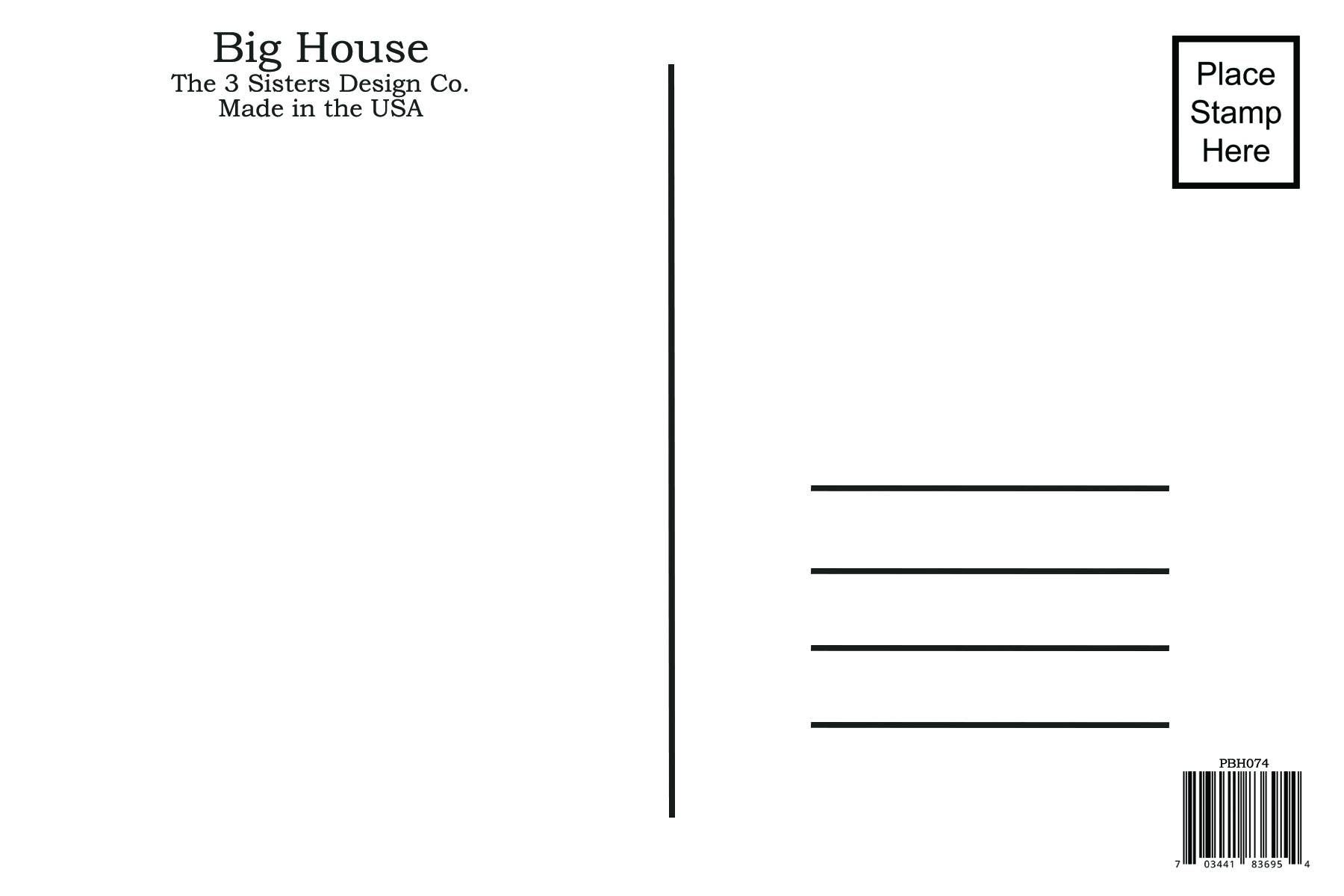 The 3 Sisters Design Co. – Großhandel Postkarten – BIG HOUSE Postkarten, Jeder hat es gedacht, Martha hat gerade..1